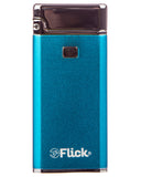 Yocan Flick Vaporizer - Blue Lid Closed with Flick Branding