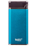 Yocan Flick Vaporizer - Blue Side View with Yocan Branding