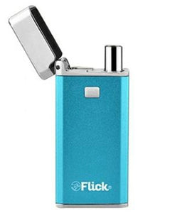 Yocan Flick Vaporizer - Red Side View with Lid Open