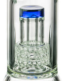 Diamond Glass 14" UFO Perc Beaker Perc Close Up