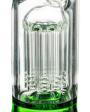 Diamond Glass 13" Eight Arm Tree Perc Beaker Perc Close Up