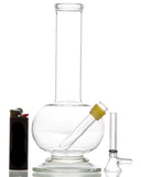 Smokin' Buddies Hexagon Base Bubble Beaker Water Pipe - Size Comparison