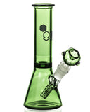 Nucleus "Basics" 8" Full Color Beaker Water Pipe - Green