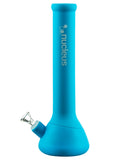 Nucleus Silicone Beaker Water Pipe - Blue Left View