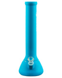 Nucleus Silicone Beaker Water Pipe - Blue Front View