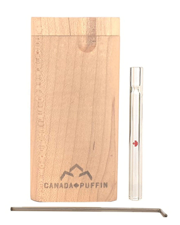 Picture of Canada Puffin Banff Dugout and One Hitter standing on end.