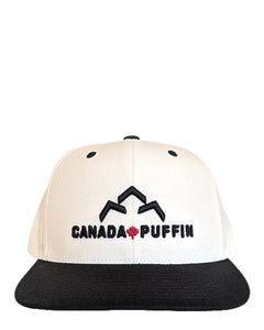 Front view of Canada Puffin Snapback Cap