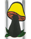 Smokin' Buddies 10" Twist Water Pipe Randomly Selected Mushroom Logo Close Up