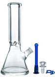 Smokin' Buddies 12" Glass Beaker Water Pipe - 9mm Thick Show with Downstem & Bowl