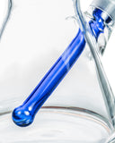 Smokin' Buddies 12" Glass Beaker Water Pipe - 9mm Thick Diffused Downstem Close Up