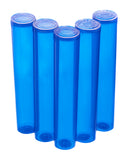 98mm pop top vials - 5 ct. Blue