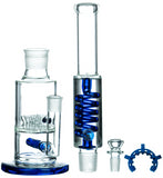 Smokin' Buddies Big Sprinkler to Removable Glycerin Coil Water Pipe - Disassembled