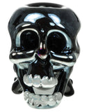 worked glass skull