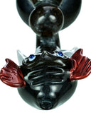 Top view of mouthpiece of Smokin' Buddies Elephant Head Hammer Bubbler.