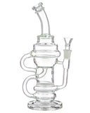 Incycler Water Pipe w/ Honeycomb Perc - Right Detailed View