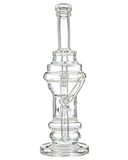 Incycler Water Pipe w/ Honeycomb Perc - Rear Detailed View