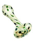 Milky Spotted Spoon Pipe