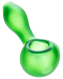 Green Mini Frosted Spoon Pipe