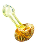 Ivory Raked Face Fumed Spoon Pipe