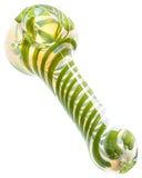 Green Swirled Spoon Pipe