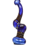 blue and white bubbler