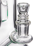 Diamond Glass Fixed Downstem Mini Beaker Bowl Close Up