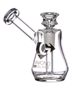 Diamond Glass Naturally Aspirated Gavel Bubbler