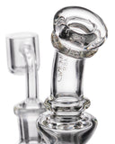Diamond Glass "Rigception" Showerhead Perc Incycler MouthPiece Closeup