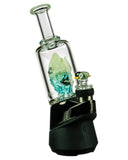 Profile view of Empire Glassworks Avenge the Arctic UV Glass Attachment for Puffco Peak.