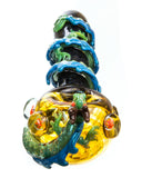 Empire Glassworks Dragon Wrapped Glass Pipe Front View