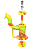 floating stack of separated bubbler pieces