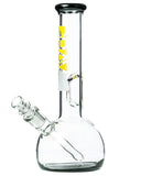 Grav Labs 8" Bubble Base Water Pipe - Yellow Left View