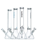 Nucleus 14" Beaker Water Pipe w/ Donut Style Ice Catcher - Random Style/Color Shipped
