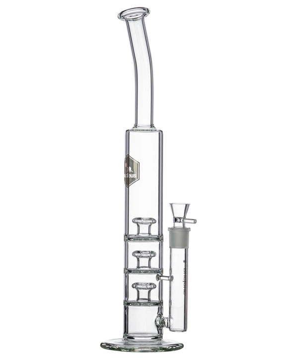 Nucleus Stacked Inverted Showerhead Perc Water Pipe - Three Percs