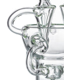 Nucleus Triple Recycler Water Pipe - Close Up of Detail