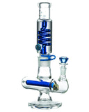 Nucleus Glycerin Coil w/ Colored Inline Perc Water Pipe - Right View