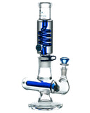 Nucleus Glycerin Coil w/ Colored Inline Perc Water Pipe