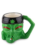 Alien Porcelain Mug - Green