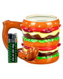 Double Cheeseburger Pipe Mug