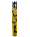 Yellow acrylic one hitter with digger tip, by RYOT