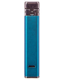 Yocan Flick Vaporizer - Blue Side View with Mini USB