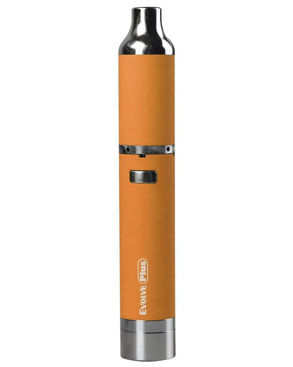 Yocan Evolve Plus Vaporizer Pen - Orange Standing Upright
